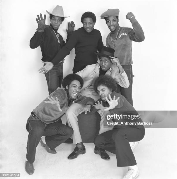 Portrait of Grandmaster Flash and the Furious Five, New York, December 1980.