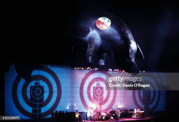 Pink Floyd's The Wall at Earls Court in London, 1980.