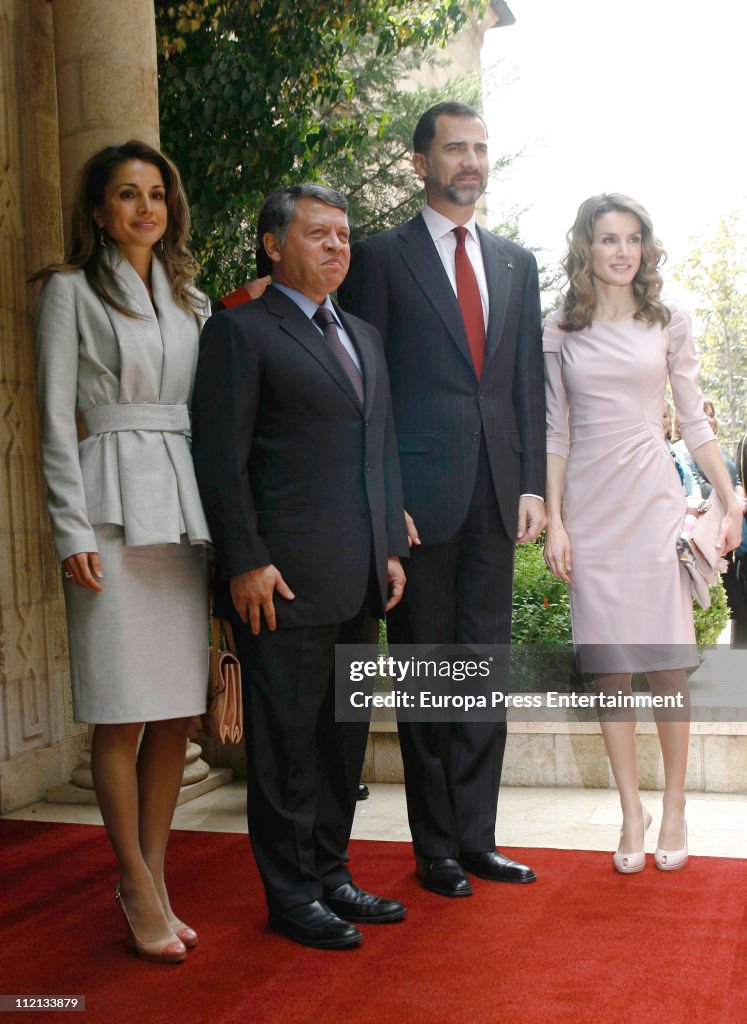 Spanish Royals Visit Jordan