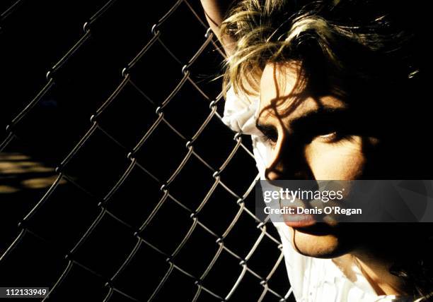 Duran Duran guitarist John Taylor in New York, 1986.