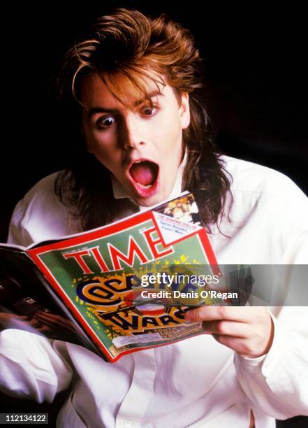 Duran Duran guitarist John Taylor in New York, 1986.