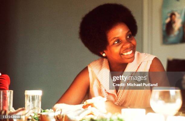 Gladys Knight, portrait, London, 1970.