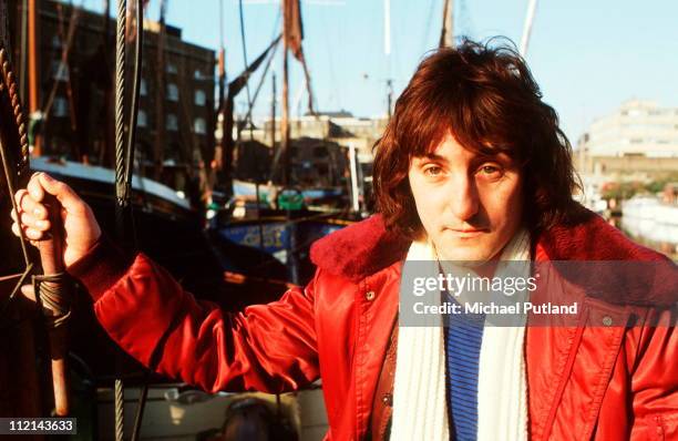 Denny Laine, formerly of Wings and the Moody Blues, portrait, UK, 1981.