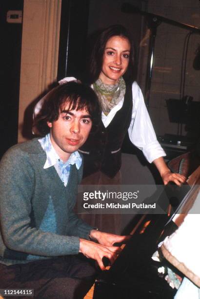 Andrew Lloyd Webber and Patti LuPone rehearsing, New York, 1978.