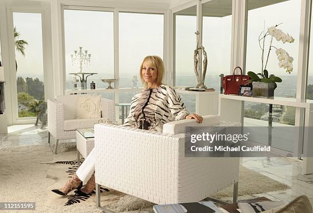 Television Personality Lea Black poses for a portrait at a private residence on March 16, 2011 in Los Angeles, California.