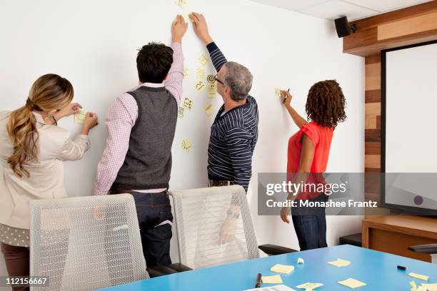 Sticky Note Conference Stand 5,074 Sticky Notes Wall Stock Photos, High-Res Pictures, and Images ...