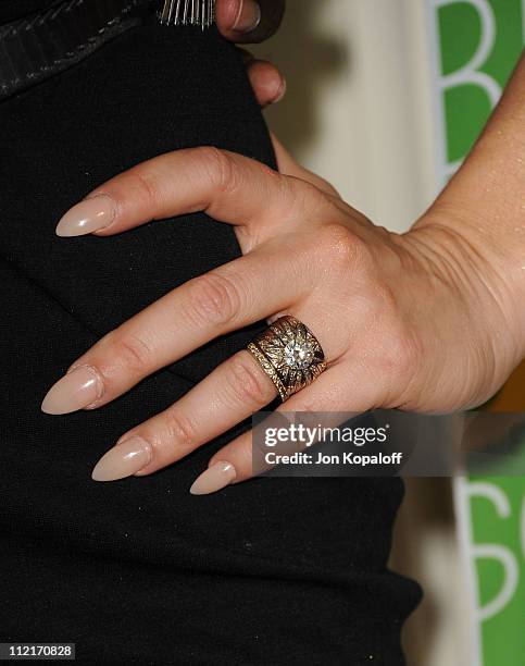 Recording Artist Fergie arrives at the Kimberly Snyder Book Launch Party For "The Beauty Detox Solution" at The London Hotel on April 13, 2011 in...