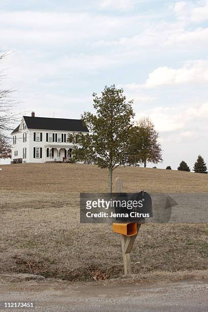 white house on hill - mount vernon stock pictures, royalty-free photos & images
