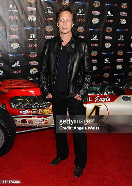 Actor William Fichtner arrives at the IZOD IndyCar Series party to celebrate the 100th anniversary of the Indianapolis 500 at The Colony on April 13,...