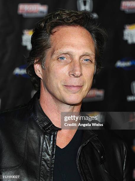 Actor William Fichtner arrives at the IZOD IndyCar Series party to celebrate the 100th anniversary of the Indianapolis 500 at The Colony on April 13,...