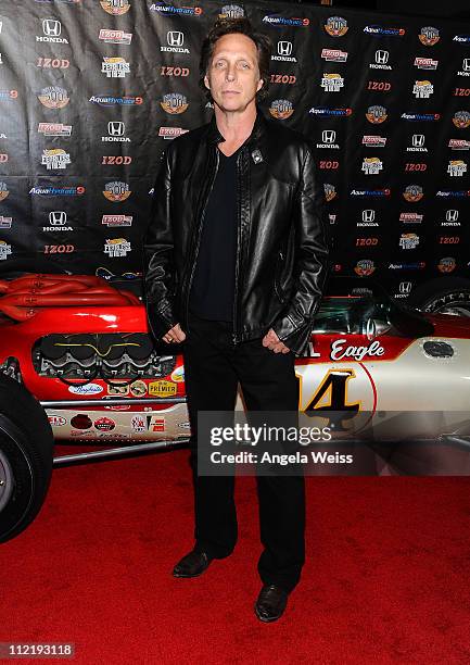 Actor William Fichtner arrives at the IZOD IndyCar Series party to celebrate the 100th anniversary of the Indianapolis 500 at The Colony on April 13,...