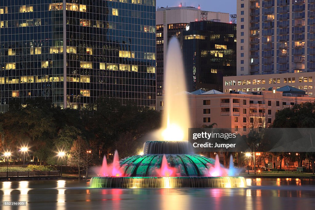 Lake Eola Fountain, Orlando, Florida