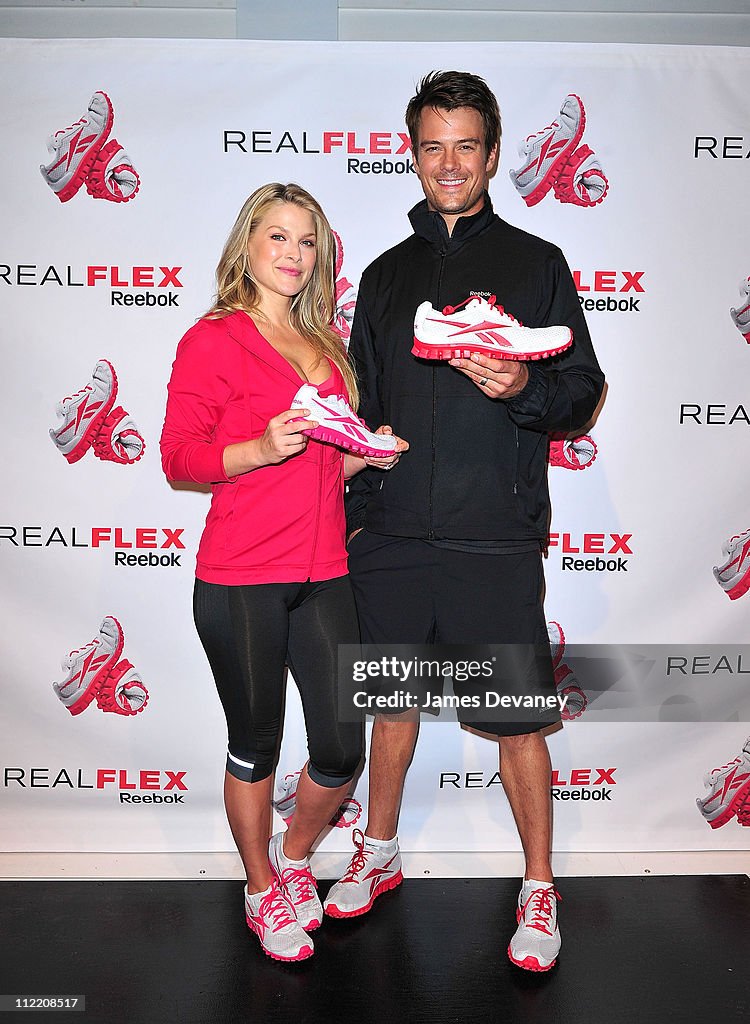 Josh Duhamel And Ali Larter Launch Reebok's RealFlex Footwear