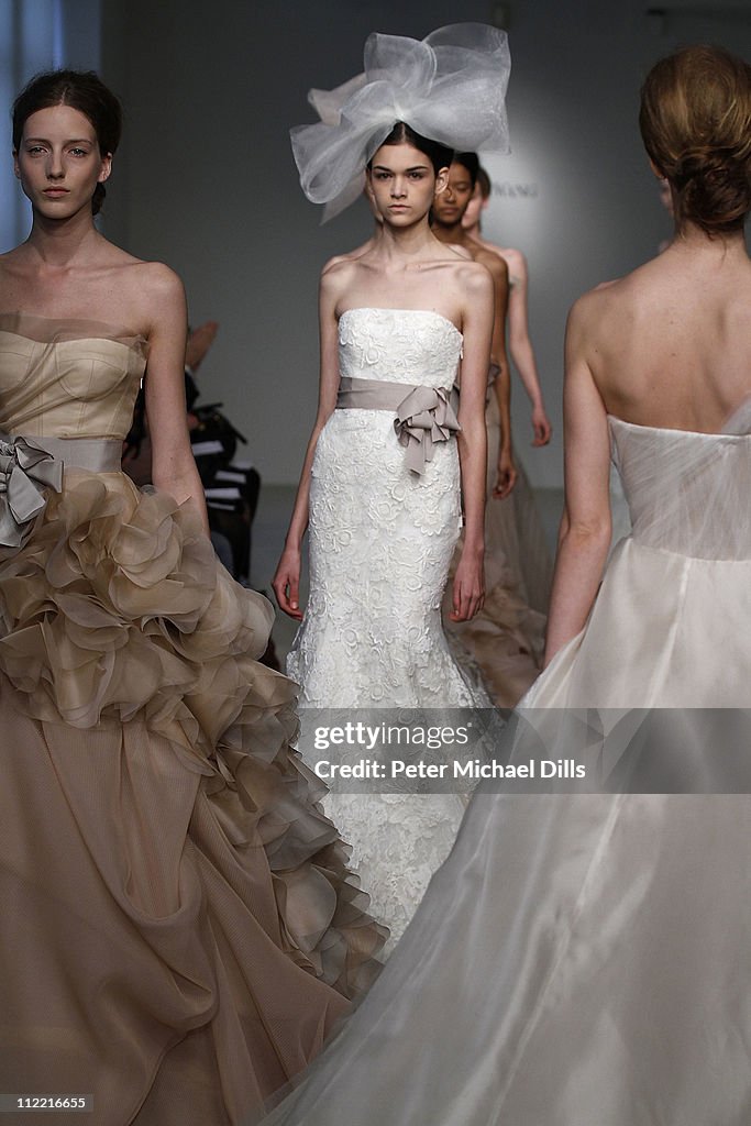 Vera Wang - 2012 New York Bridal Week