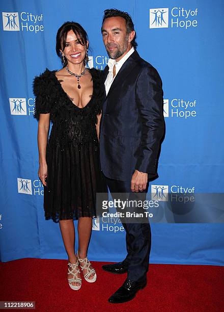 Valentina Quinn and Francesco Quinn attend Renato Balestra fashion show and cocktail reception benefiting City of Hope at Millennium Biltmore Hotel...