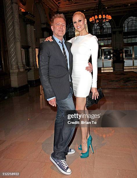 Relativity Media CEO Ryan Kavanaugh and fiancee Britta Lazenga attend Renato Balestra fashion show and cocktail reception benefiting City of Hope at...