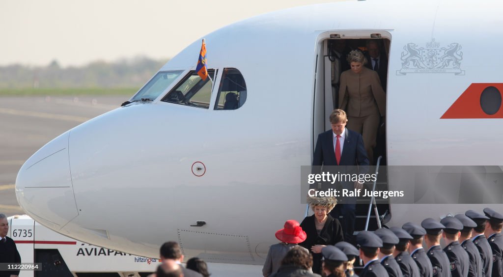 HRH Queen Beatrix Of The Netherlands And Crown Prince Couple Willem Alexander And Maxima On Germany Visit - Day 4