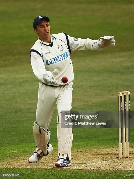 Michael Bates of Hampshire replaces Adeel Shafique of Nottinghamshire Cricket Board Academy after he stood in for Hampshire's wicket keeper Nic...