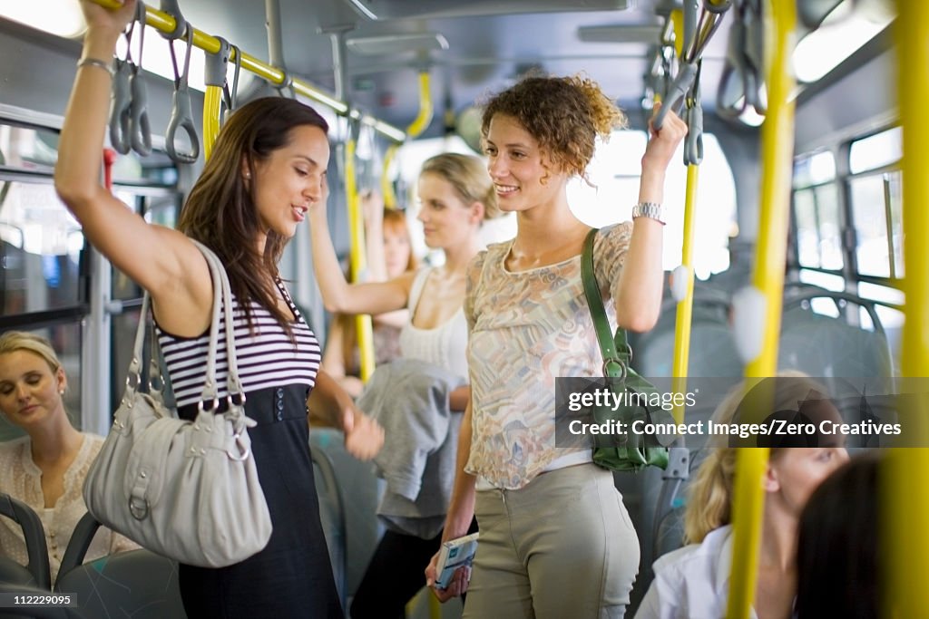 People in a bus