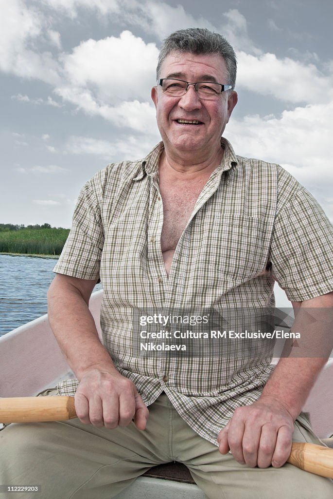 Man on boat