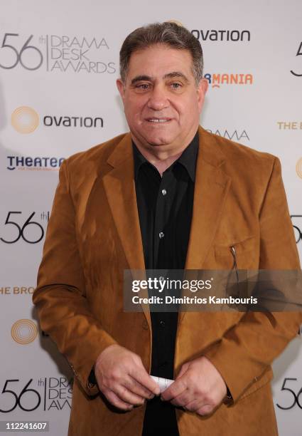 Dan Lauria attends the Drama Desk Panel Discussion: "Film and TV Stars on New York Stage" at Sardi's on April 15, 2011 in New York City.