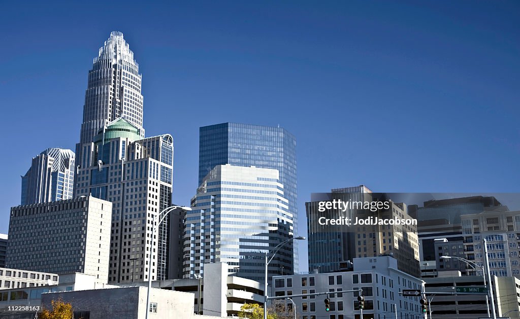 Charlotte nel North Carolina Quartiere finanziario