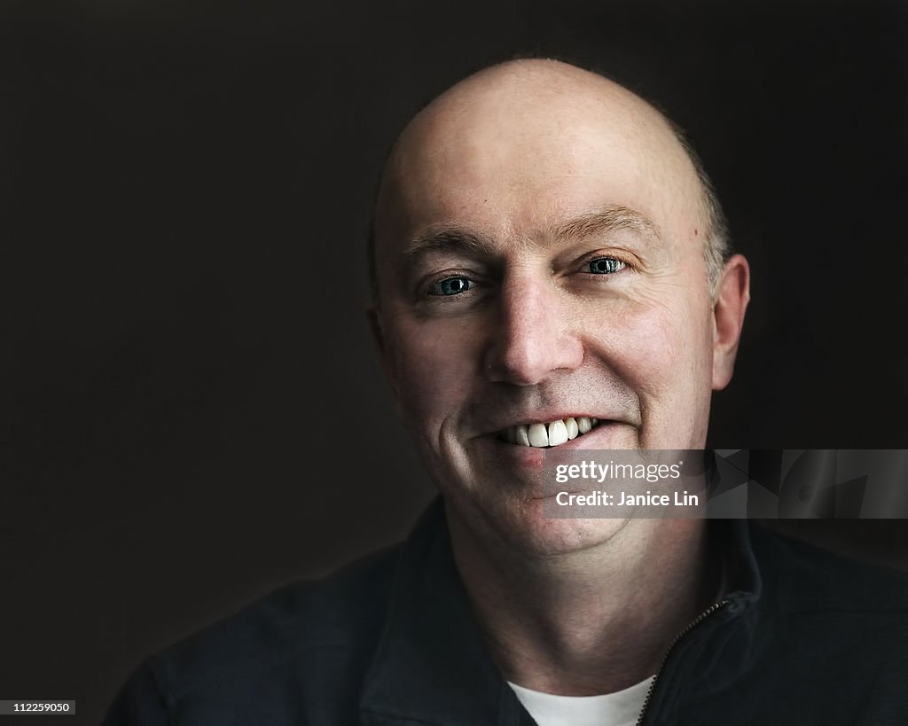 Smiling male portrait