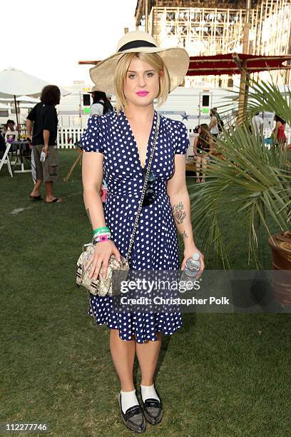 Kelly Osbourne attends Day 2 of the Coachella Valley Music & Arts Festival 2011 held at the Empire Polo Club on April 16, 2011 in Indio, California.