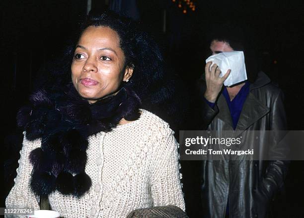 Diana Ross and Gene Simmons walking on 3rd Avenue