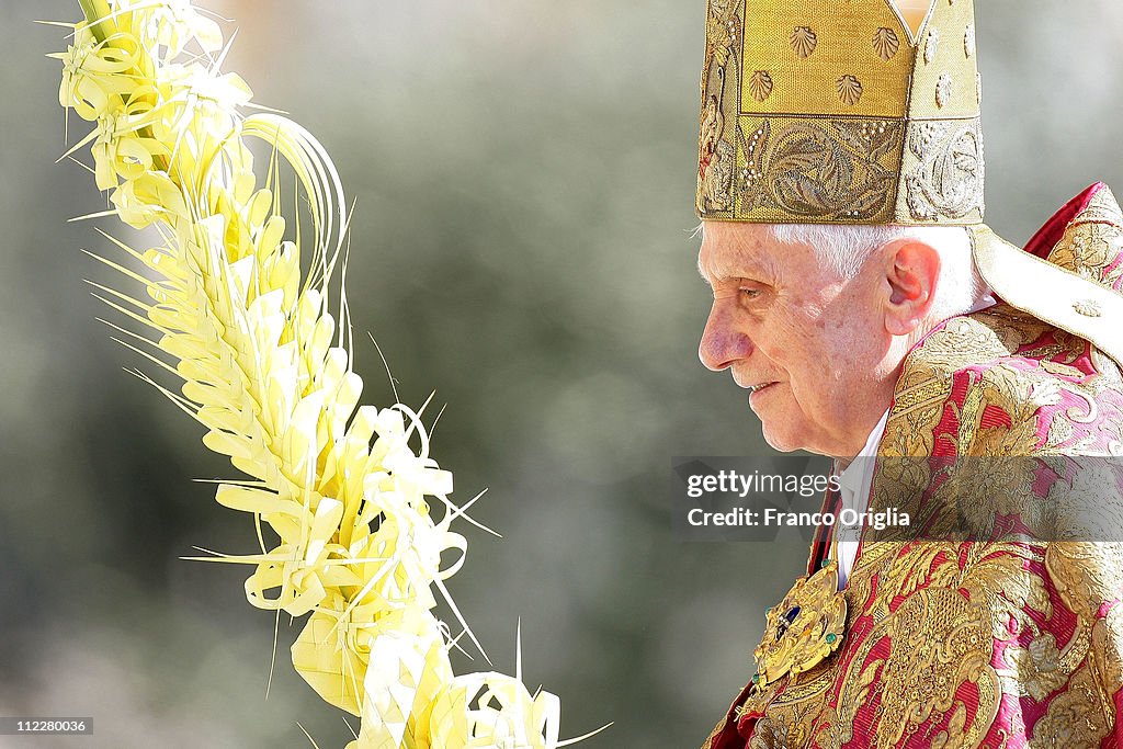 Pope Benedict XVI Leads Palm Sunday Mass - April 17, 2011