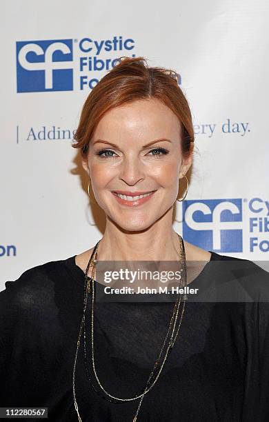 Actress Marcia Cross arrives at "The Block Party On Wisteria Lane" Benefit for the Cystic Fibrosis Foundation at Universal Studios on April 16, 2011...