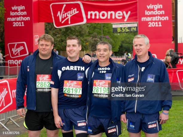 David Rathband attends the celebrity start of the 2011 Virgin London Marathon at Blackheath on April 17, 2011 in London, England.