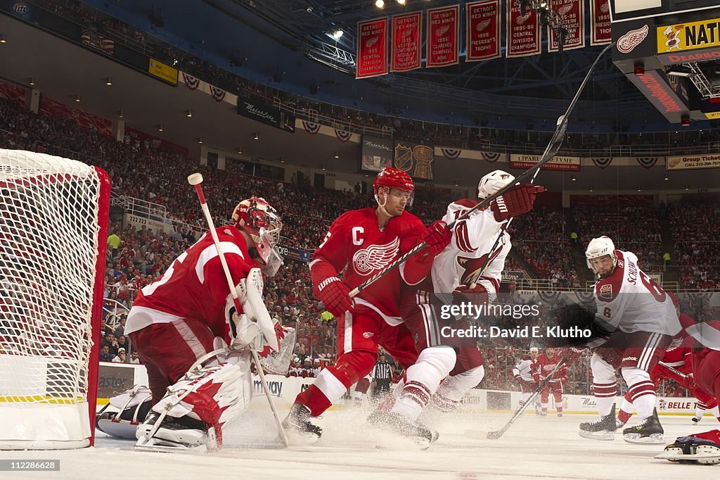 Phoenix Coyotes v Detroit Red Wings - Game One