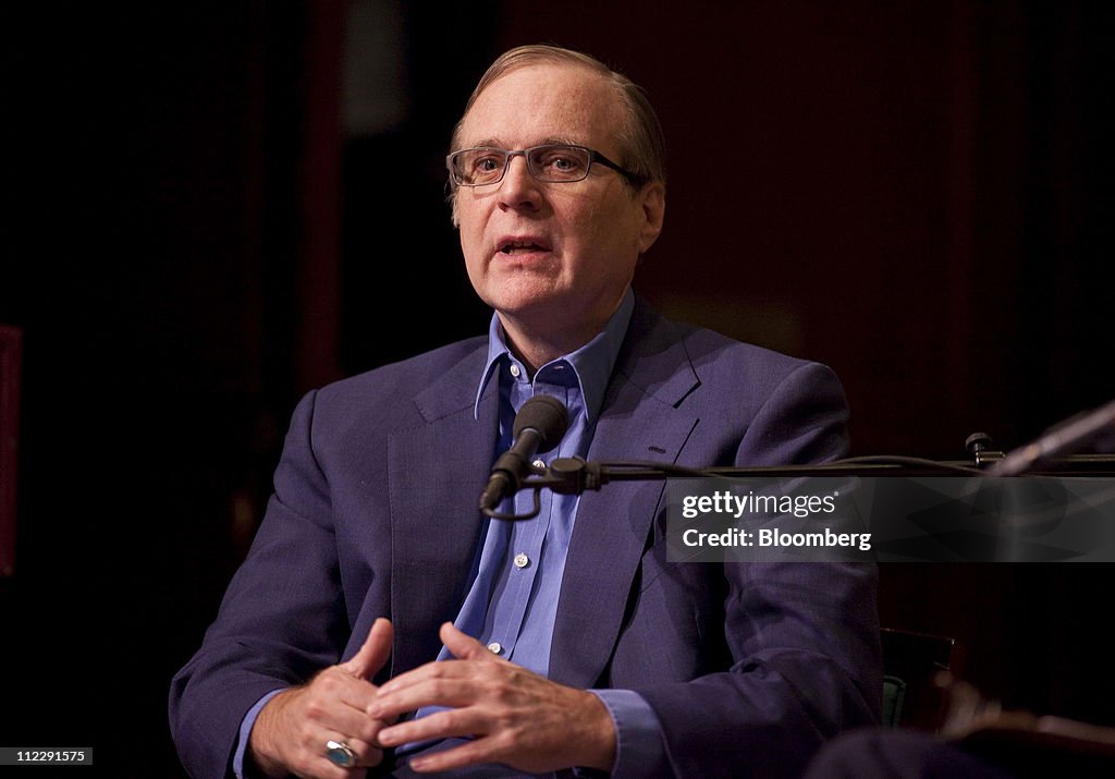 "Captains Of Industry" Event With Paul Allen, Co-Founder Of Microsoft