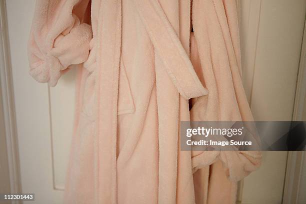 Pink Robe Hanging Robe Hanging On Door Photos and Premium High Res Pictures - Getty Images