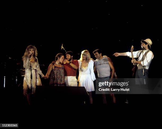 Fleetwood Mac Performs at the US Festival in Devore, California on May 28, 1983.