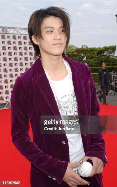 Shun Oguri during MTV Video Music Awards Japan 2005 - Outside Arrivals at Tokyo Bay NK Hall in Urayasu, Japan.