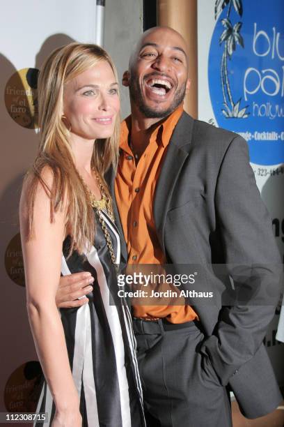 Molly Sims and James Lesure during Molly Sims 4th Annual Night with the Friends of El Faro at The Music Box Henry Fonda Theatre in Hollywood,...