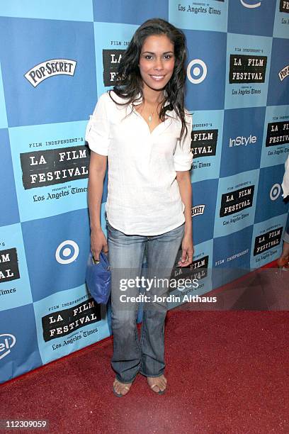 Daniella Alonso during 2006 Los Angeles Film Festival - "Snoop Dog's Hood of Horror" Screening at Landmark Theater in Westwood, California, United...