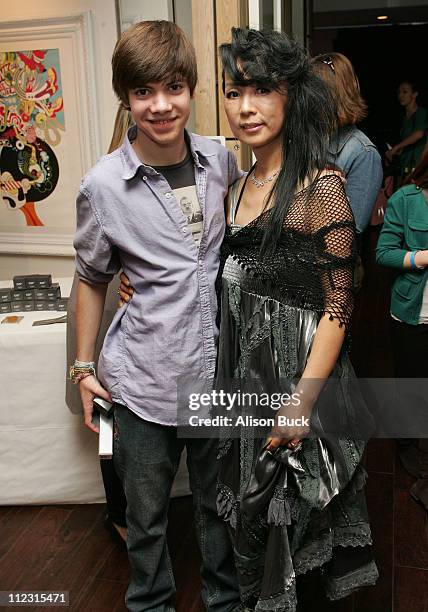 Actor Alexander Gould poses at the Kari Feinstein Golden Globes Style Lounge at Zune LA on January 15, 2010 in Los Angeles, California.