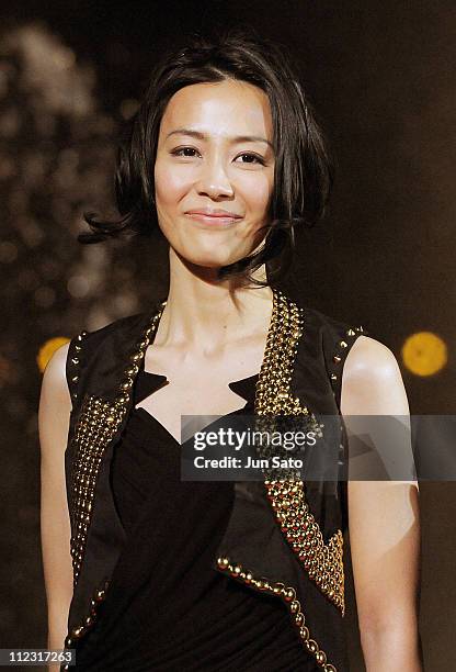 Actress Yoshino Kimura attends the "Percy Jackson & The Olympians: The Lightning Thief" Japan Premiere at Tokyo Dome City on February 22, 2010 in...