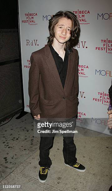 Lucian Maisel attends the premiere of "Beware The Gonzo" during the 9th annual Tribeca Film Festival at the RdV Lounge on April 22, 2010 in New York...