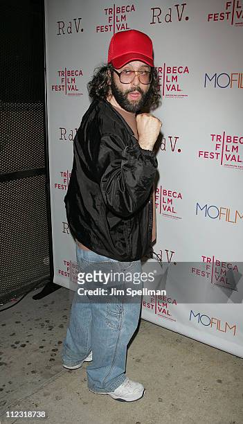 Judah Friedlander attends the premiere of "Beware The Gonzo" during the 9th annual Tribeca Film Festival at the RdV Lounge on April 22, 2010 in New...