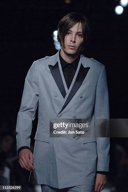 Kian Mitchum wearing HALB Spring/Summer 2007 during Tokyo Fashion Week Spring/Summer 2007 - HALB - Runway at Laforet Museum Roppongi in Tokyo, Japan.