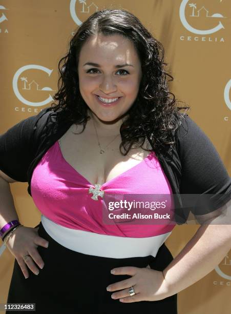 Actress Nikki Blonsky attends the Kari Feinstein MTV Movie Awards Style Lounge Day 2 at a private residence on May 30, 2008 in Los Angeles,...