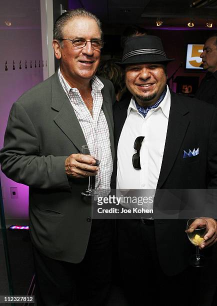 Edward M. Kalman and musician Michael Castaldo attend the New York Chapter of the National Academy of Recording Arts and Sciences Open House...