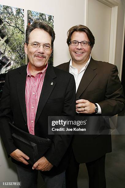 Phil Goldstein and Joe D'Ambrosio attend the New York Chapter of the National Academy of Recording Arts and Sciences Open House Reception at New York...