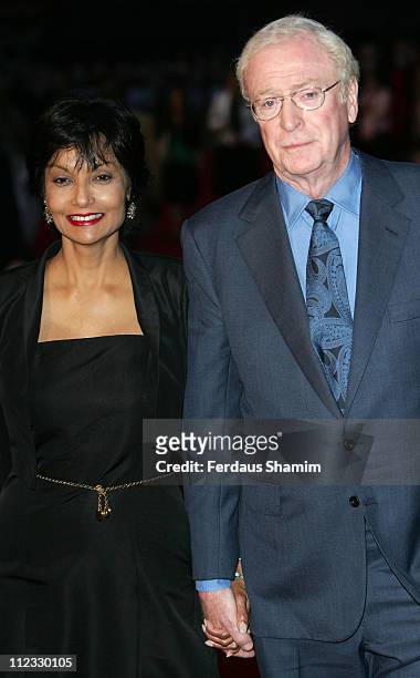Shakira Caine and Sir Michael Caine during "The Children of Men" - London Premiere - Outside Arrivals in London, Great Britain.