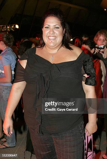 Casey Donovan during 2006 Deadly Awards at Sydney Opera House in Sydney, NSW, Australia.