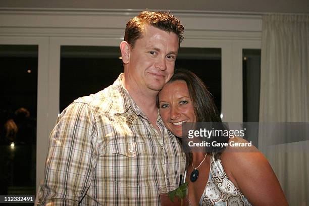 Layne Beachley and Jason Beachley during Oakley Women's Collection Launch with Layne Beachley in Sydney, NSW, Australia.